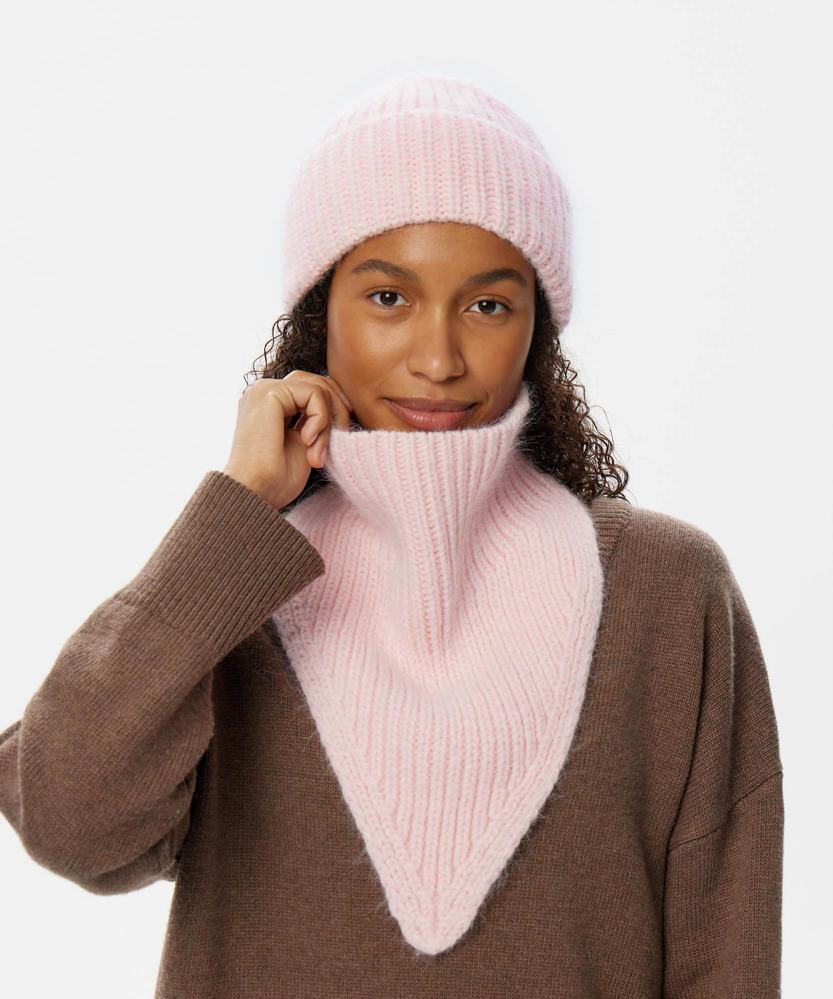 Gorro de Punto + Cuello Bandana | Set Invierno Unisex