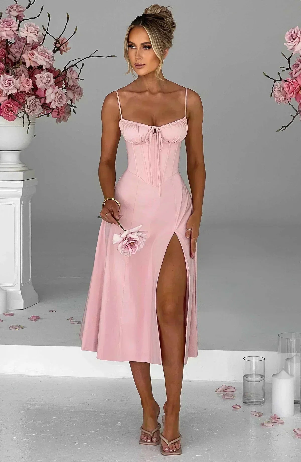vestido largo deanna