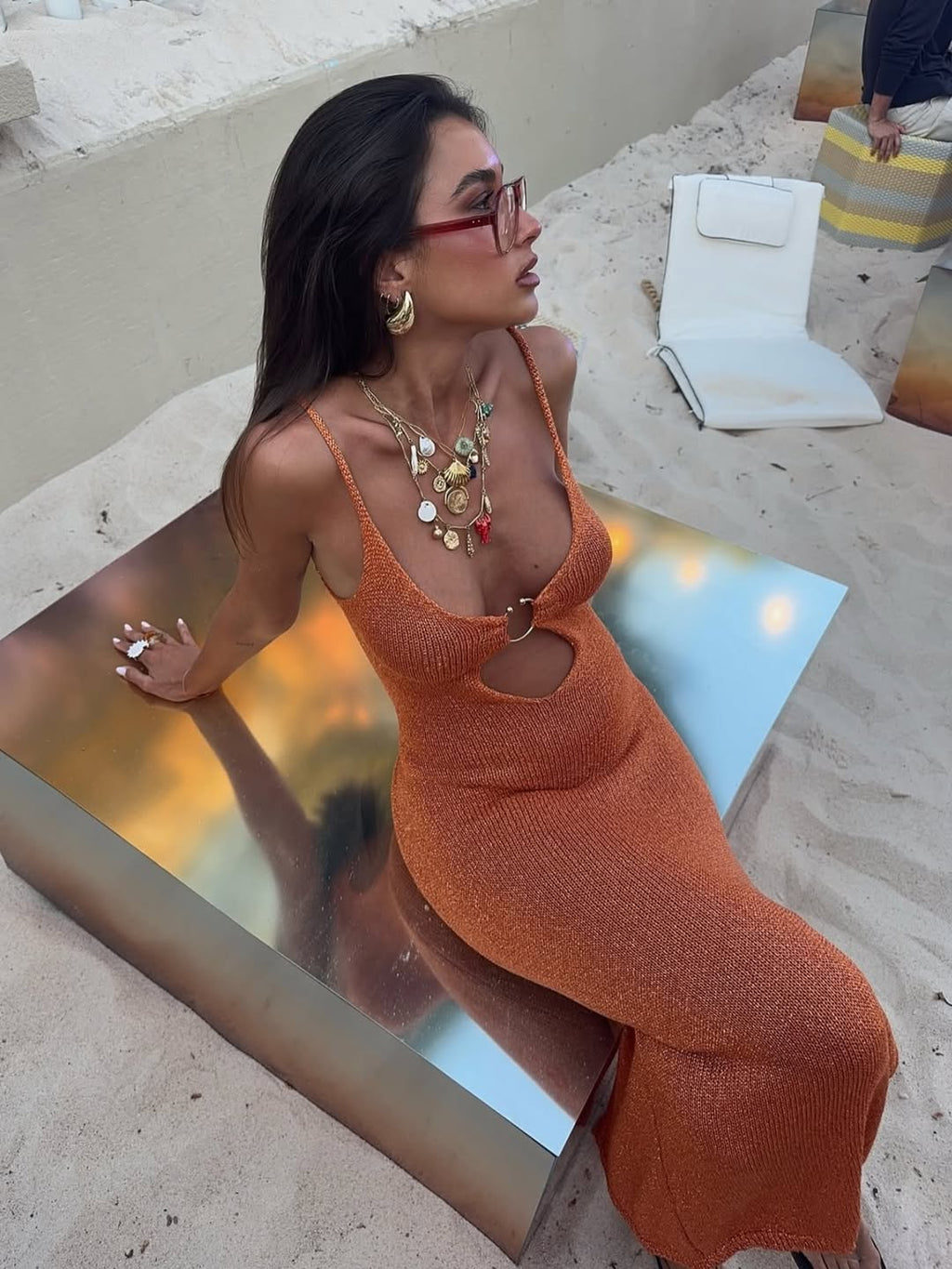 vestido Orange