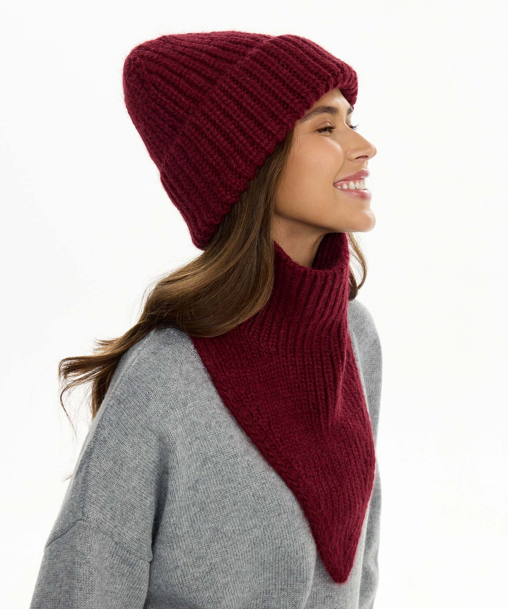 Gorro de Punto + Cuello Bandana | Set Invierno Unisex