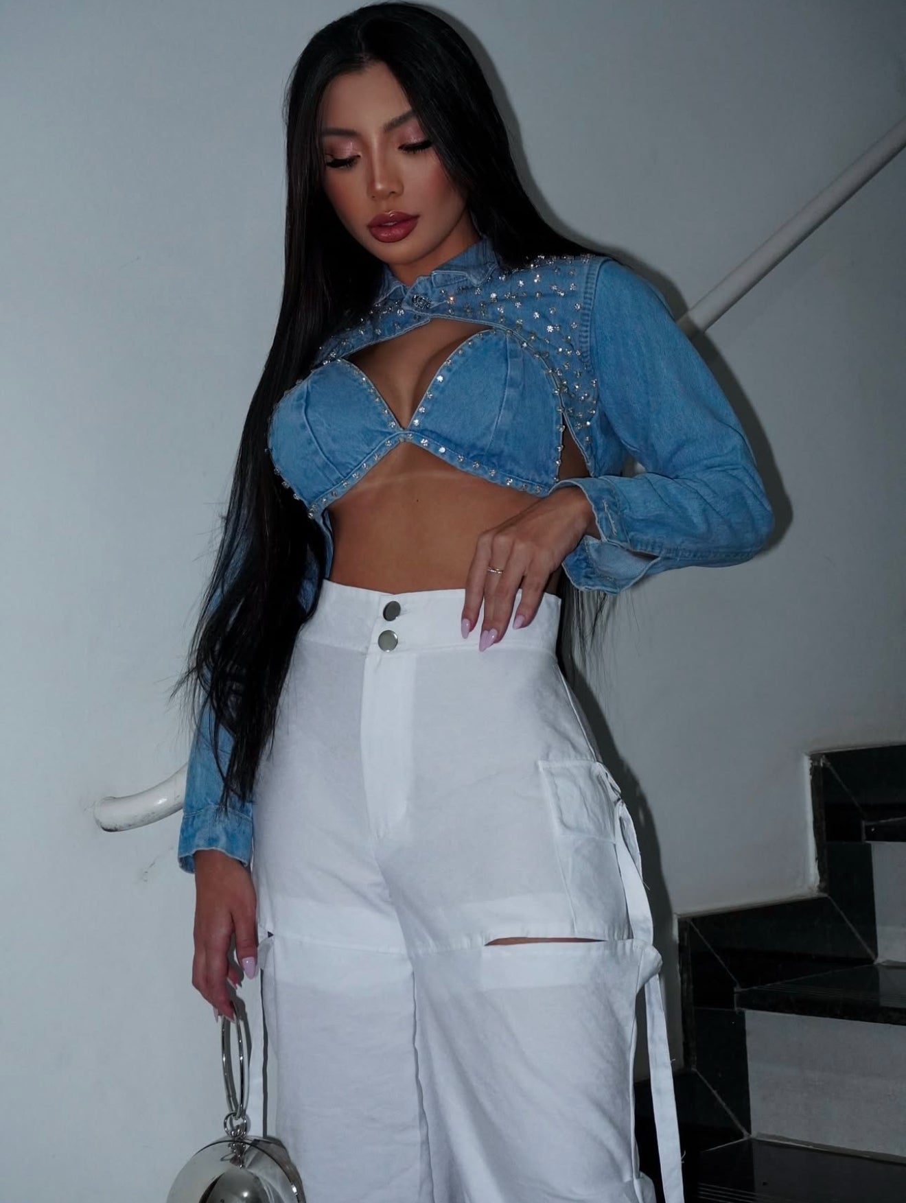 Cropped jeans