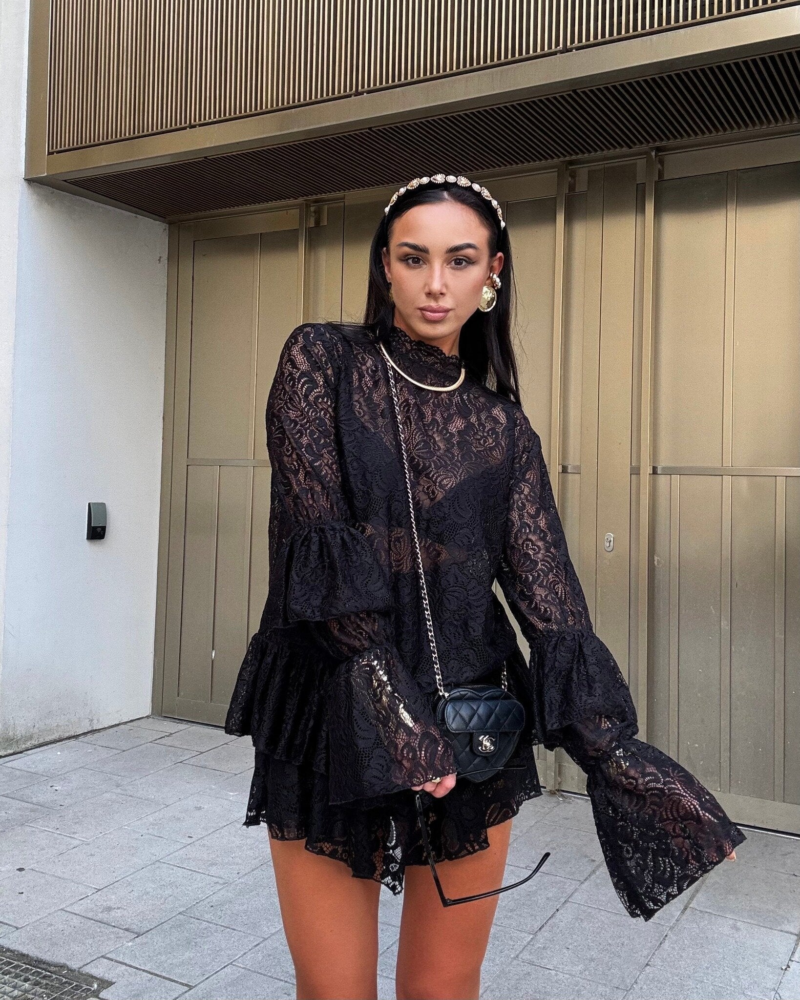 Blusa louise negro