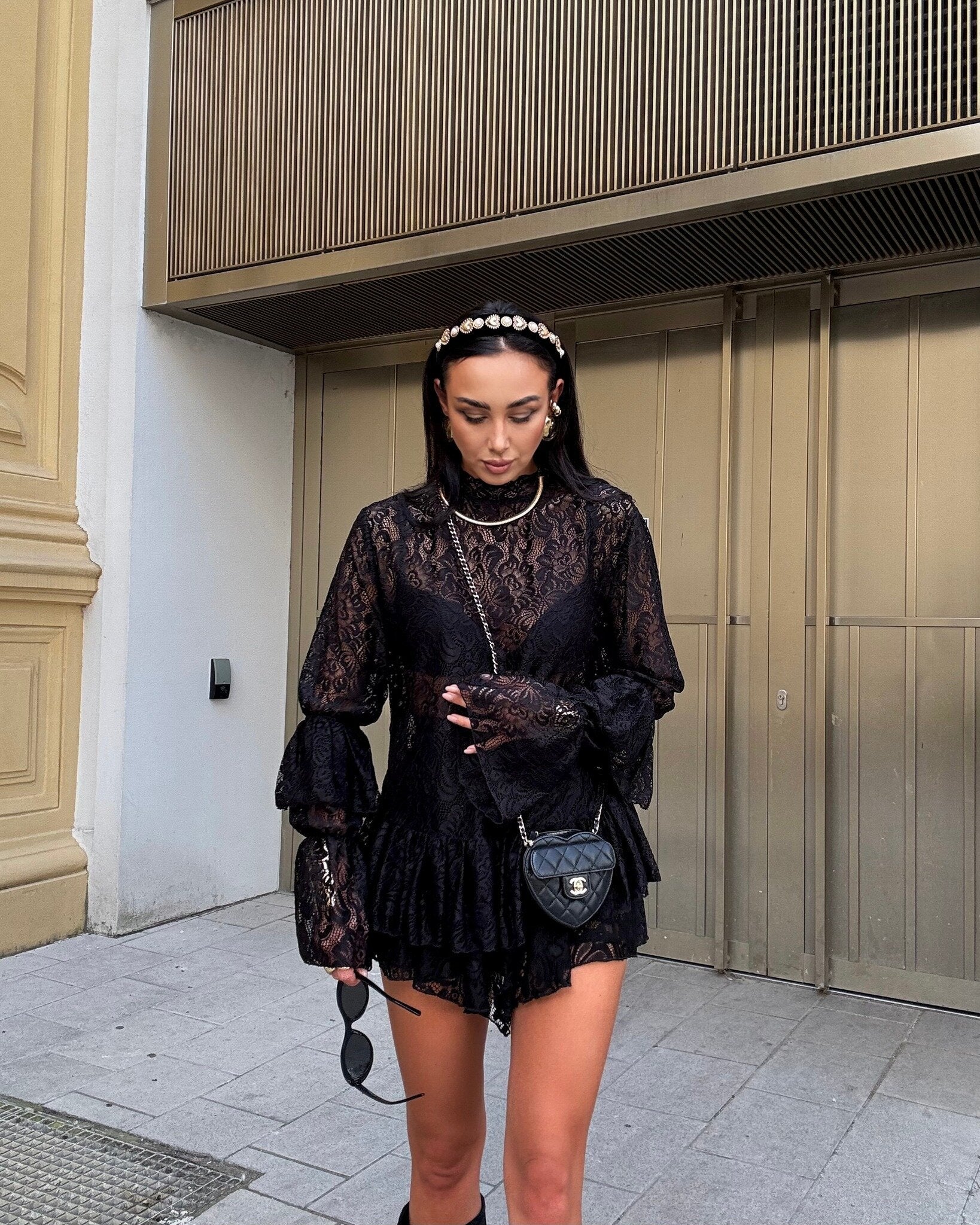 Blusa louise negro