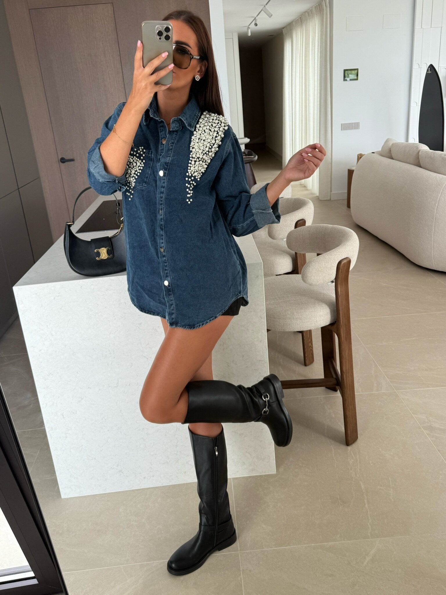 Camisa pearls
