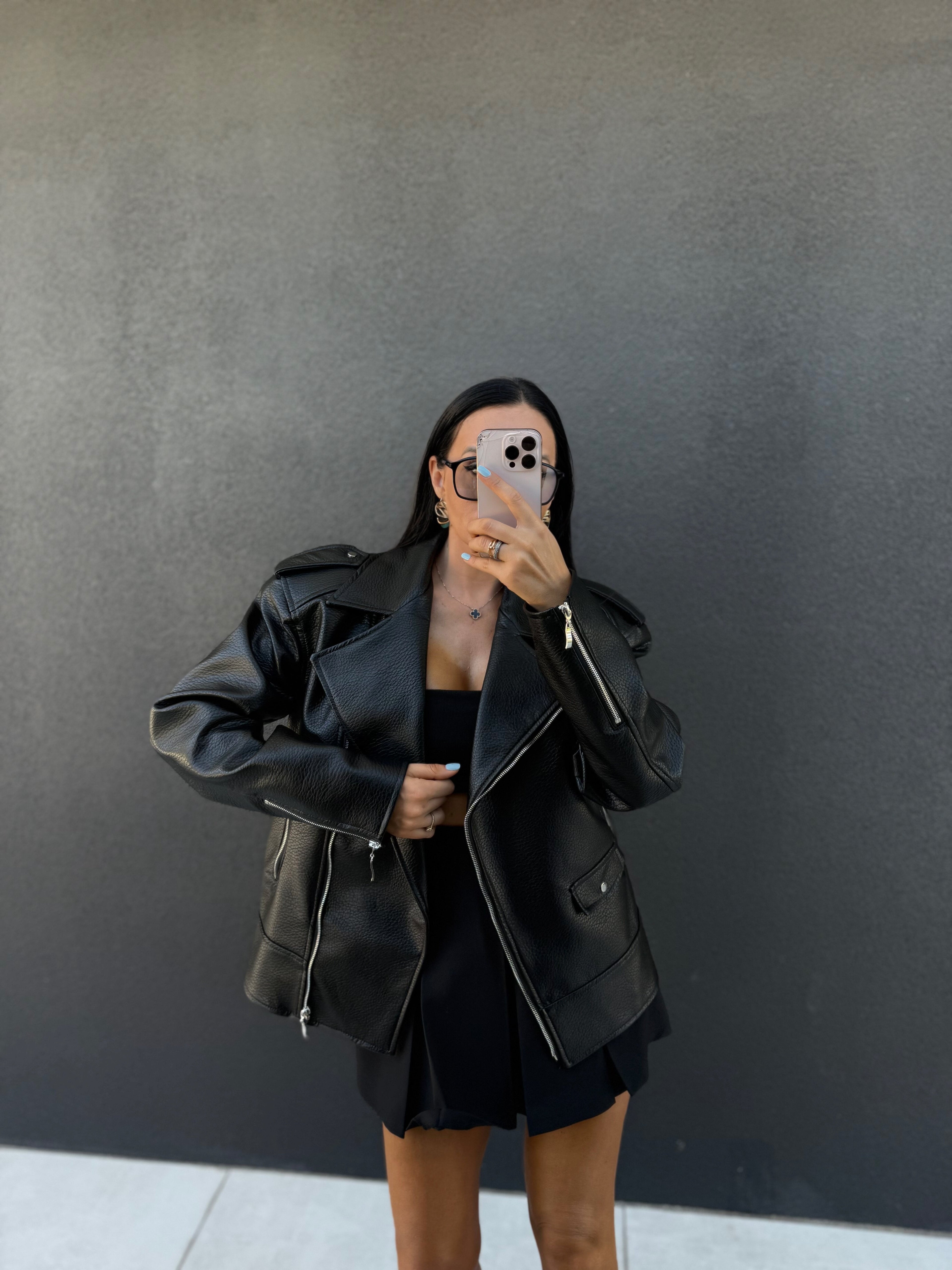 Chaqueta rock Negra